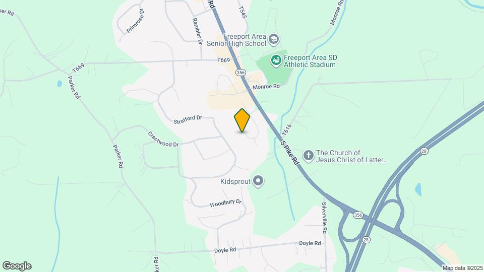 1172 Sandy Rdg Dr Map and Location Details