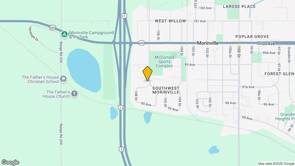 9827 107 Av Map and Location Details