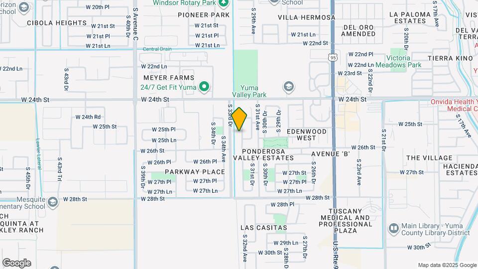2542 S 32nd Ave Map and Location Details
