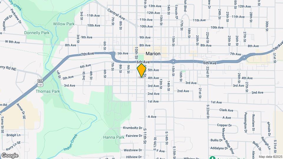 1055 4th Ave Map and Location Details