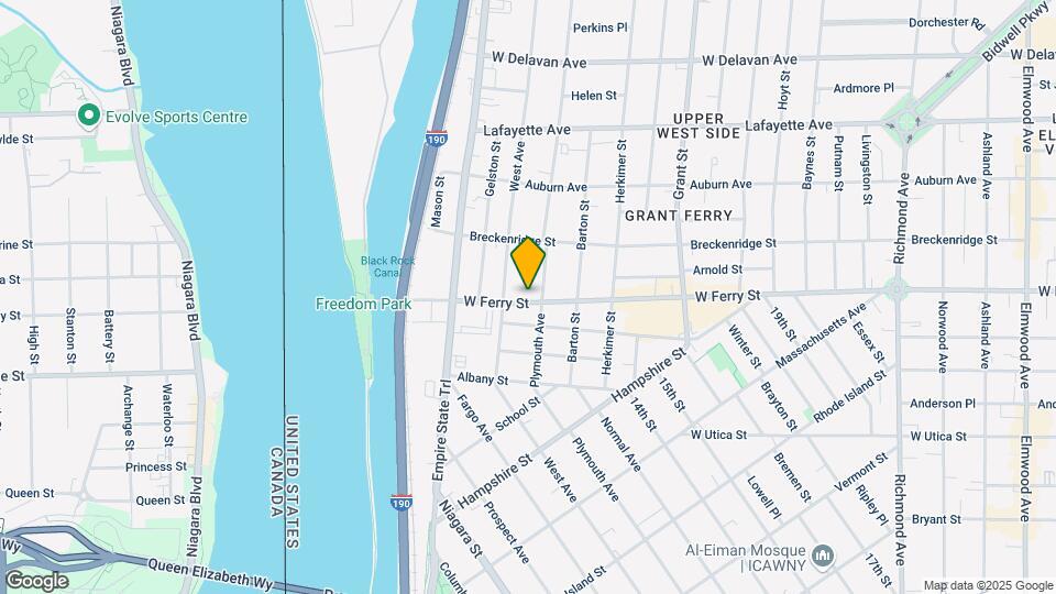 142 W Ferry St Map and Location Details