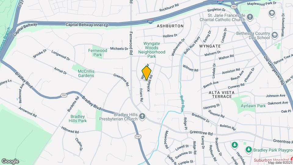 9114 Kirkdale Rd Map and Location Details