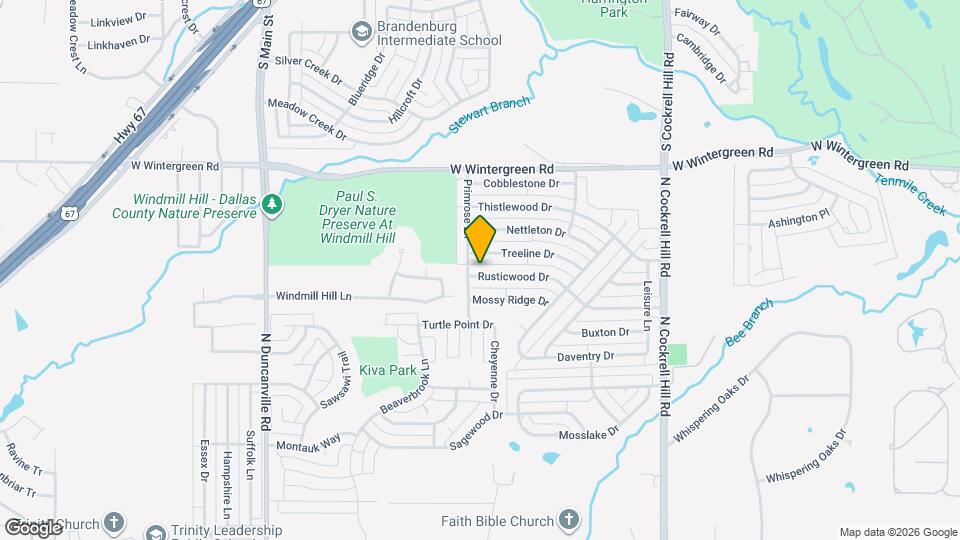 1529 Rusticwood Dr Map and Location Details