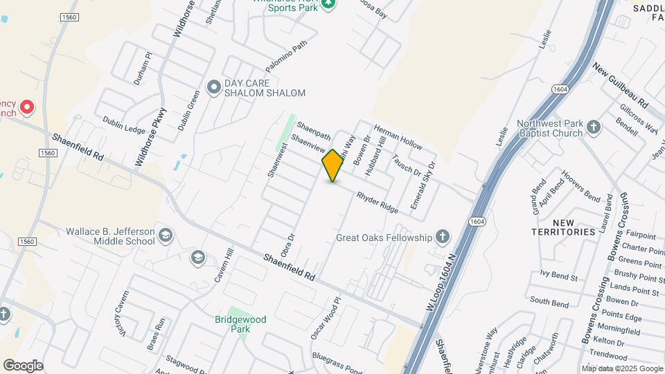 10550 Rhyder Ridge Map and Location Details