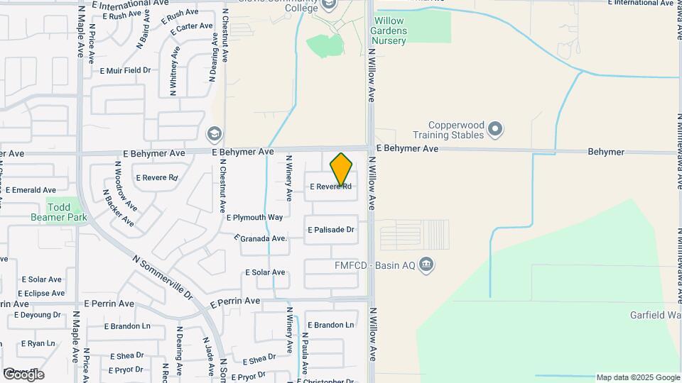 2925 E Revere Rd Mapa y Detalles de la Ubicación