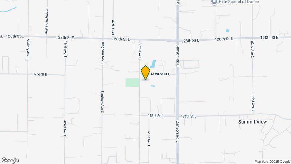 5008 132nd St Ct E Map and Location Details