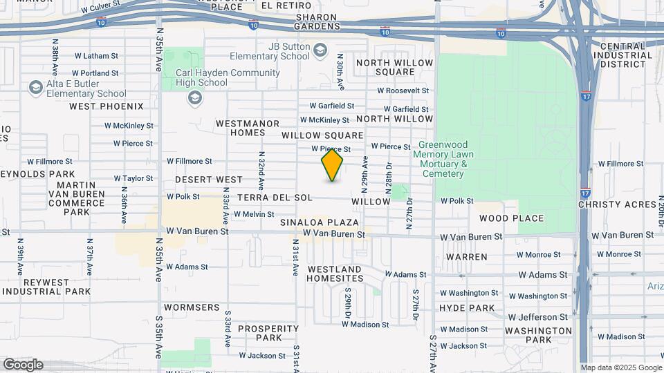 2948 W Polk St Map and Location Details