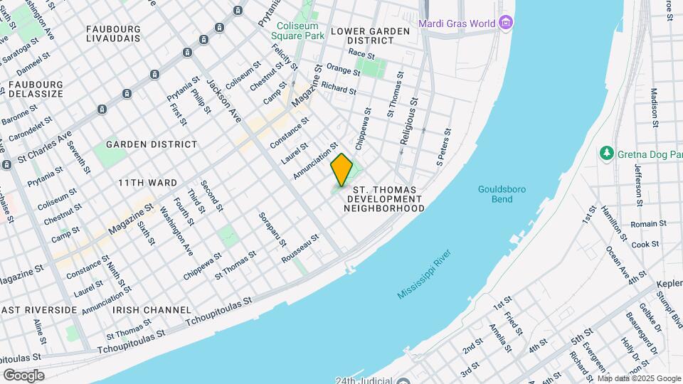 2040 St Thomas St Mapa y Detalles de la Ubicación