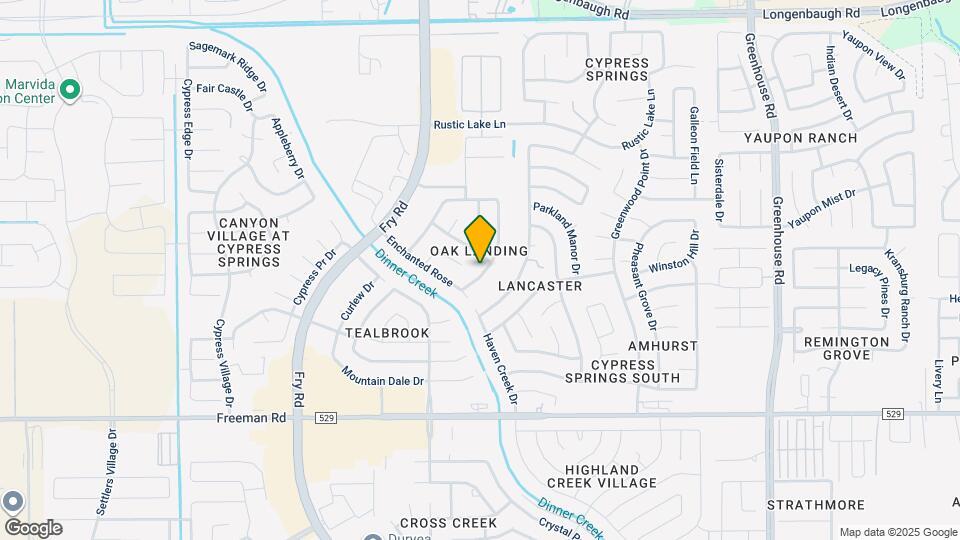 7427 Oakwood Canyon Dr Map and Location Details
