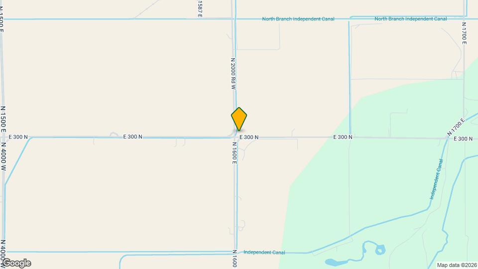 1601 E 300 N Map and Location Details