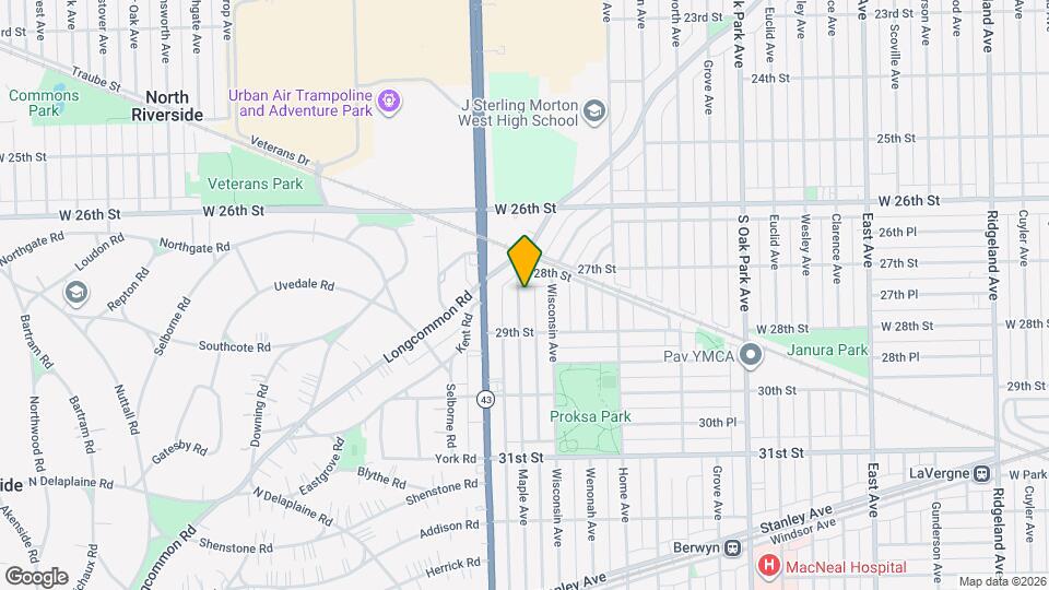 2817 Maple Ave Map and Location Details