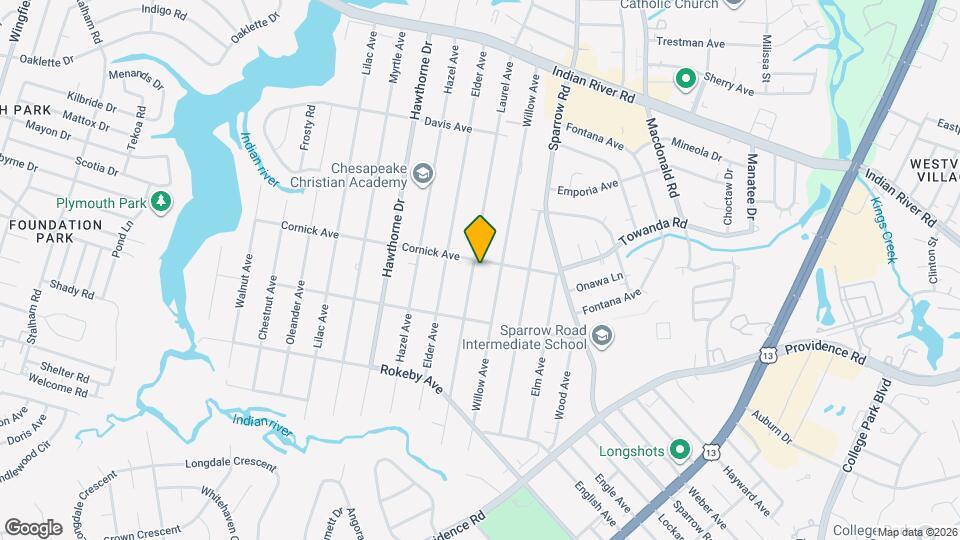 1402 Laurel Ave Map and Location Details