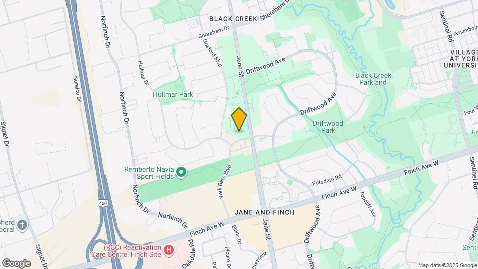 100 York Gate Blvd Map and Location Details