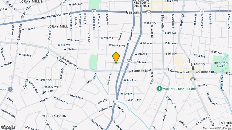 409 W 6th Ave Map and Location Details