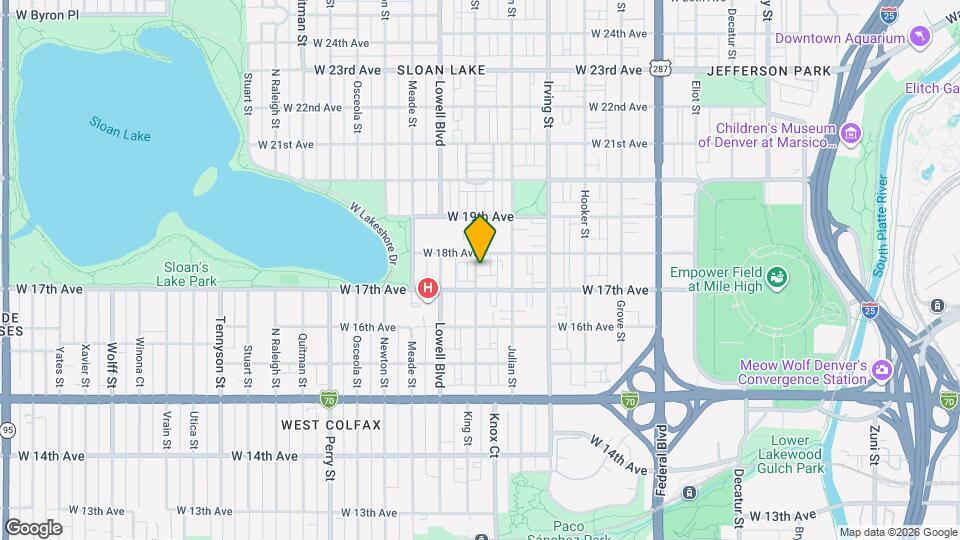 1726 King St Map and Location Details