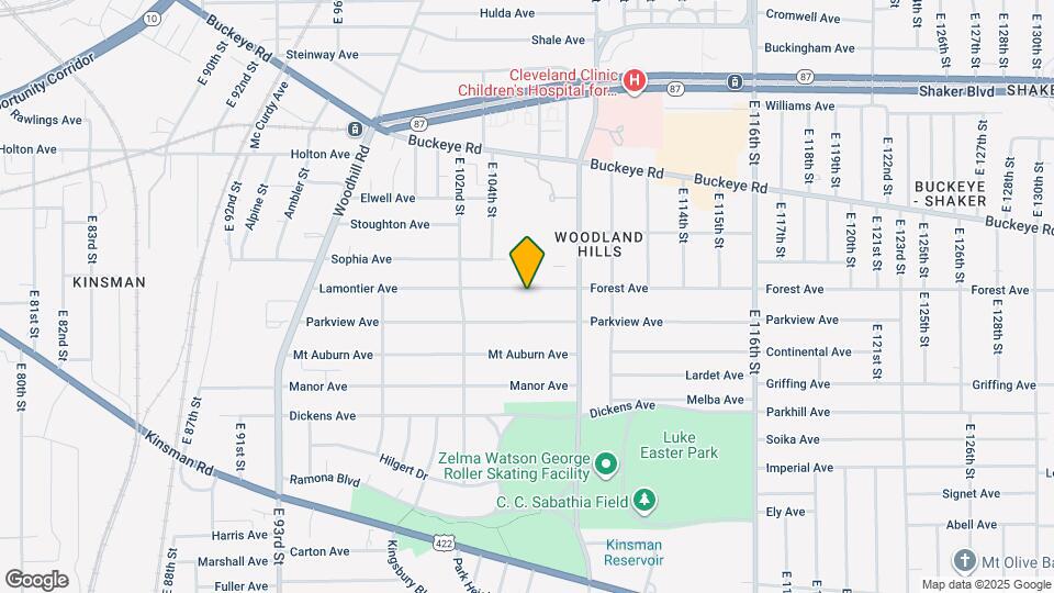 10610 Lamontier Ave Map and Location Details