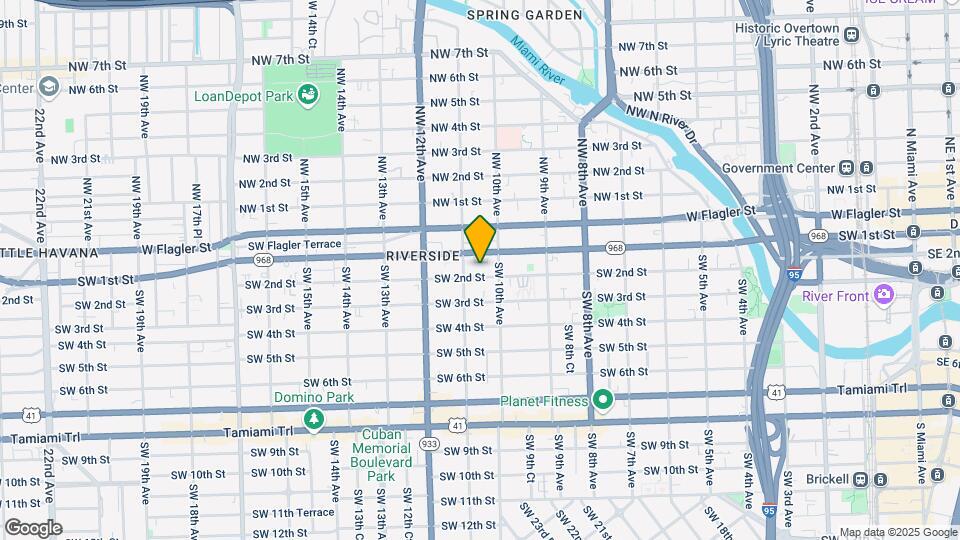 1033 SW 2nd St Map and Location Details