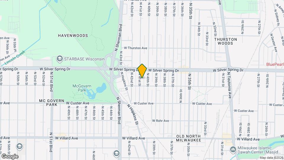 5530 N 41st St Map and Location Details