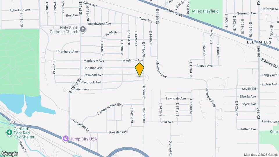 14209 Saybrook Ave Map and Location Details