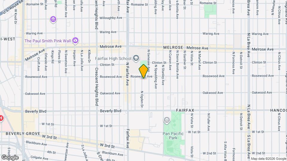 454 N Ogden Dr Map and Location Details