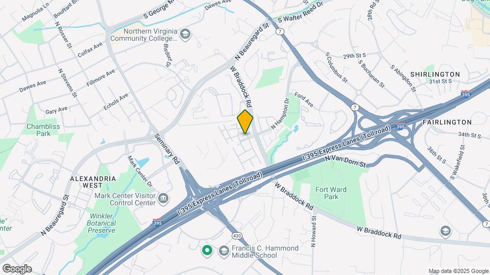 2414 N Hampton Dr Map and Location Details