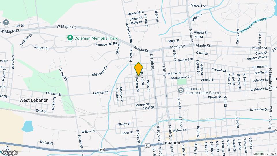 1114 Mifflin St-Unit -1 Map and Location Details