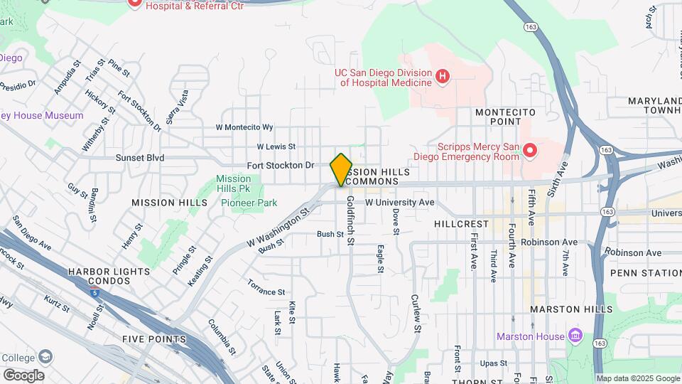 3965-3977 Hawk St Mapa y Detalles de la Ubicación