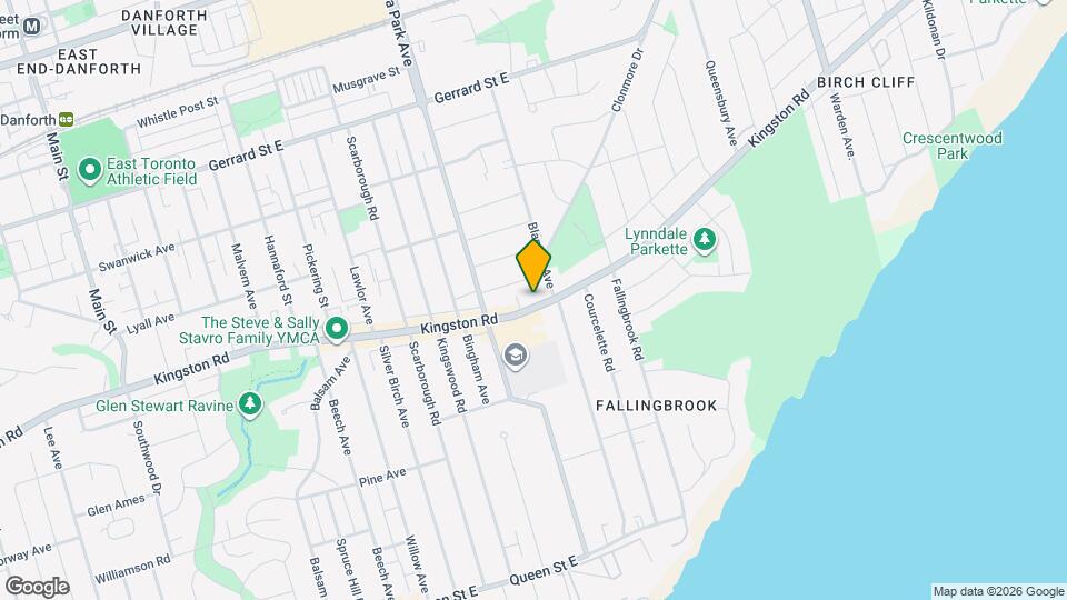 1100 Kingston Rd Map and Location Details