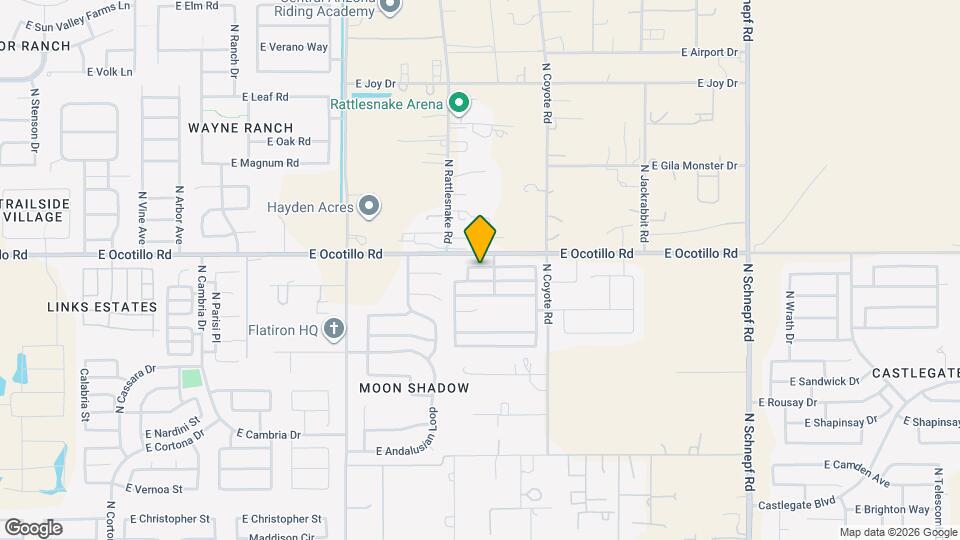 2365 E Meadow Lark Way Mapa y Detalles de la Ubicación