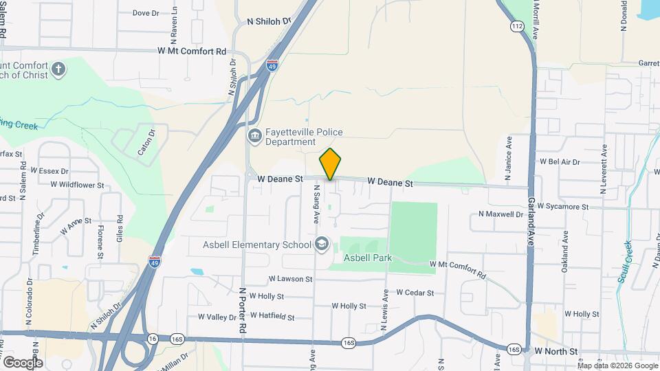 1977 W Deane St Map and Location Details