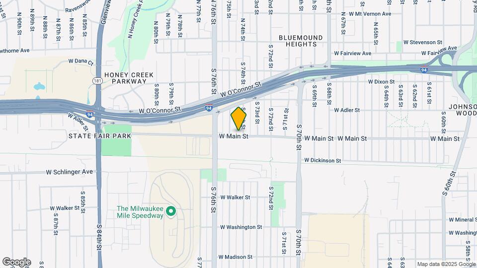 541 S 74th St, Unit 543 UPPER *NO PETS Map and Location Details