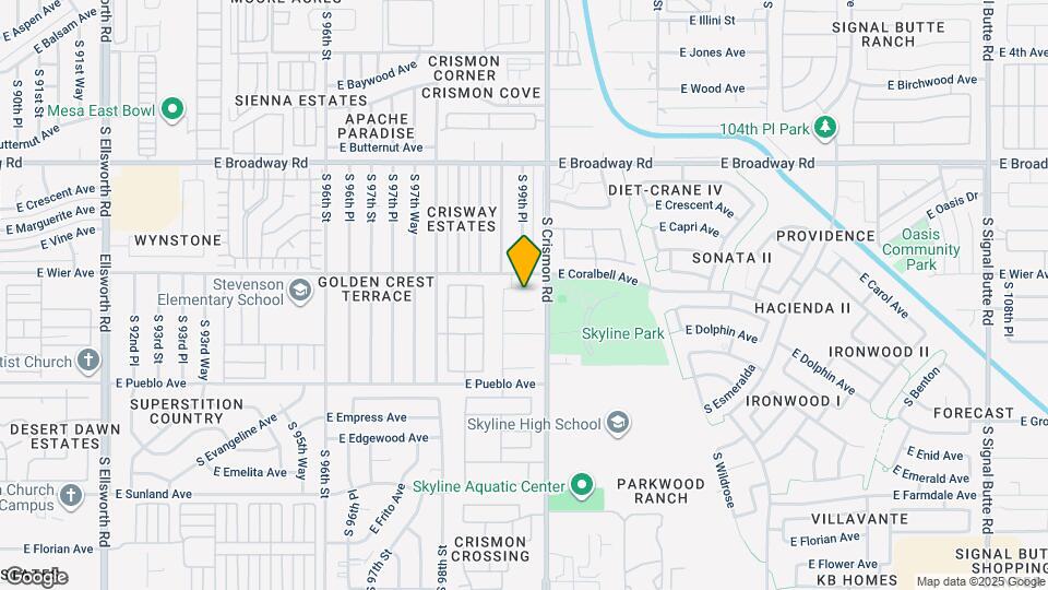 9941 E Dragoon Cir Map and Location Details
