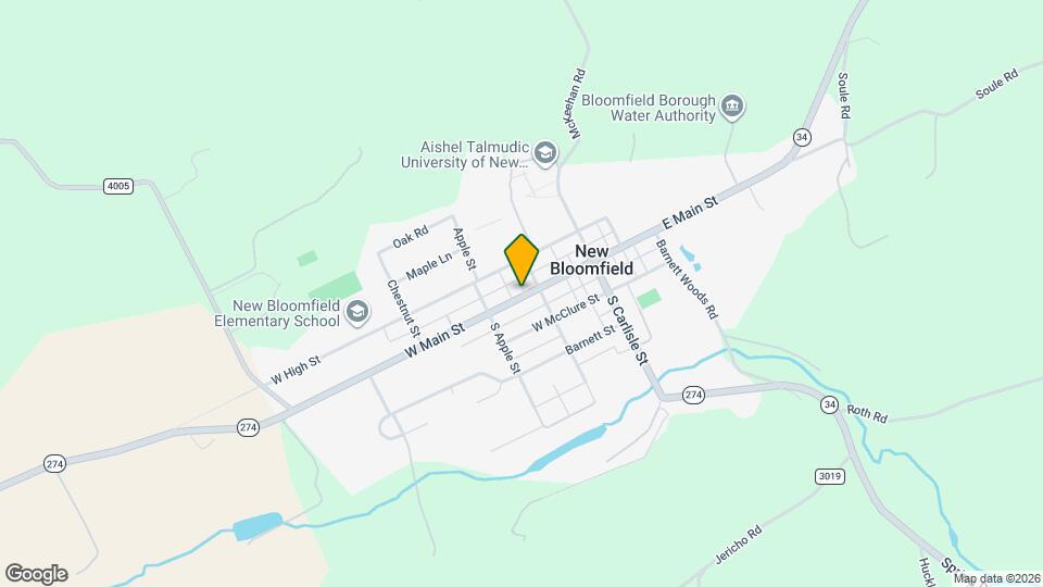 112 W Main St Map and Location Details