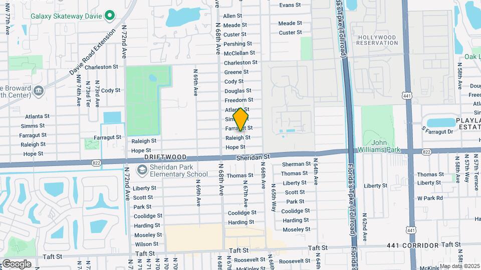 6705 Raleigh St Map and Location Details