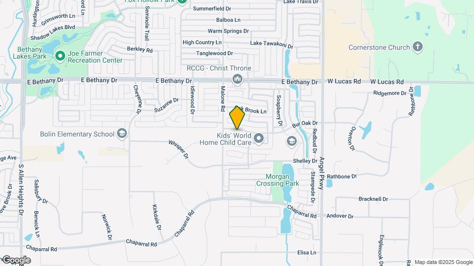 1610 Bur Oak Dr Map and Location Details
