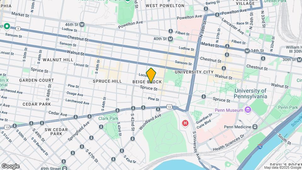 4039 Spruce St, Unit 1F Map and Location Details