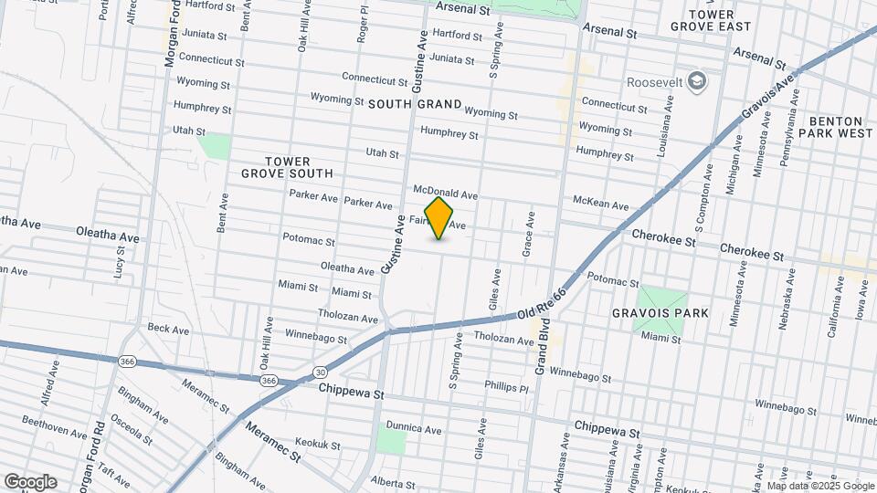 3807 Potomac St Map and Location Details