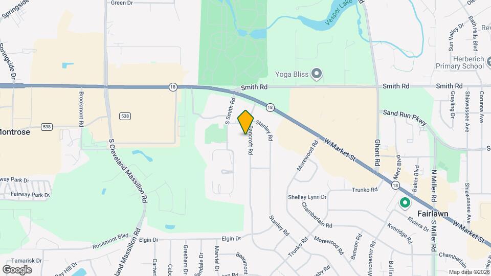 3468 Bancroft Rd Map and Location Details