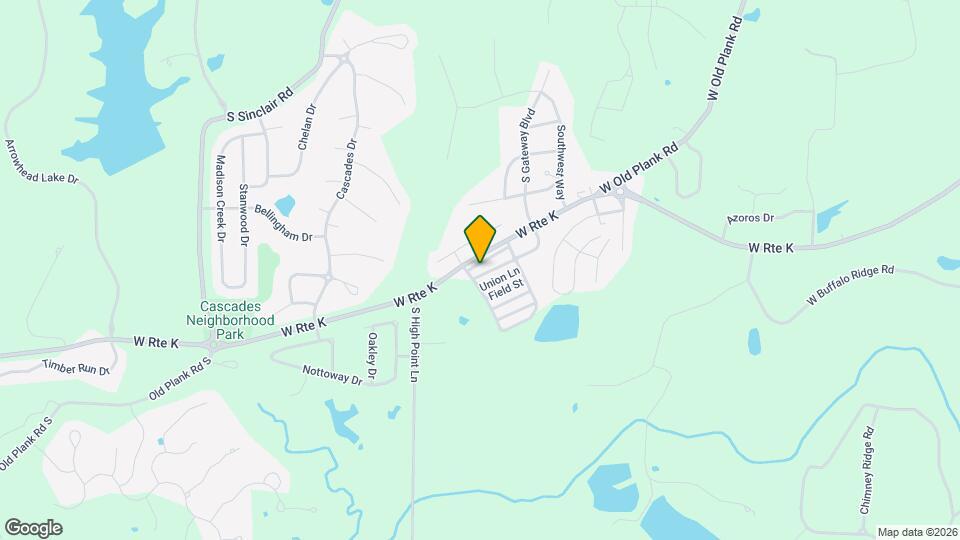 1945 Center St Map and Location Details