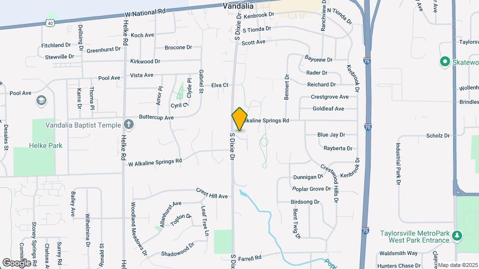 Vandalia Village Apartments Map and Location Details