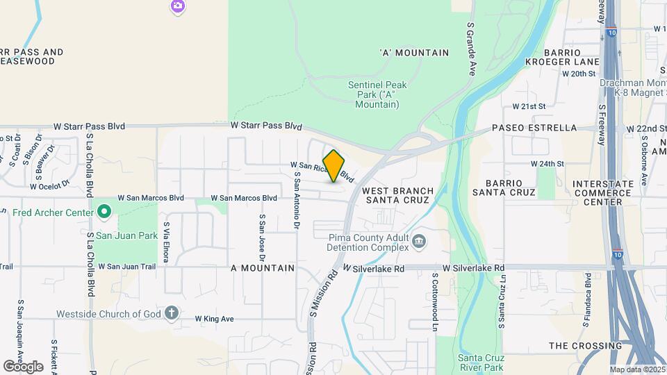 1498 W Beantree Ln Map and Location Details