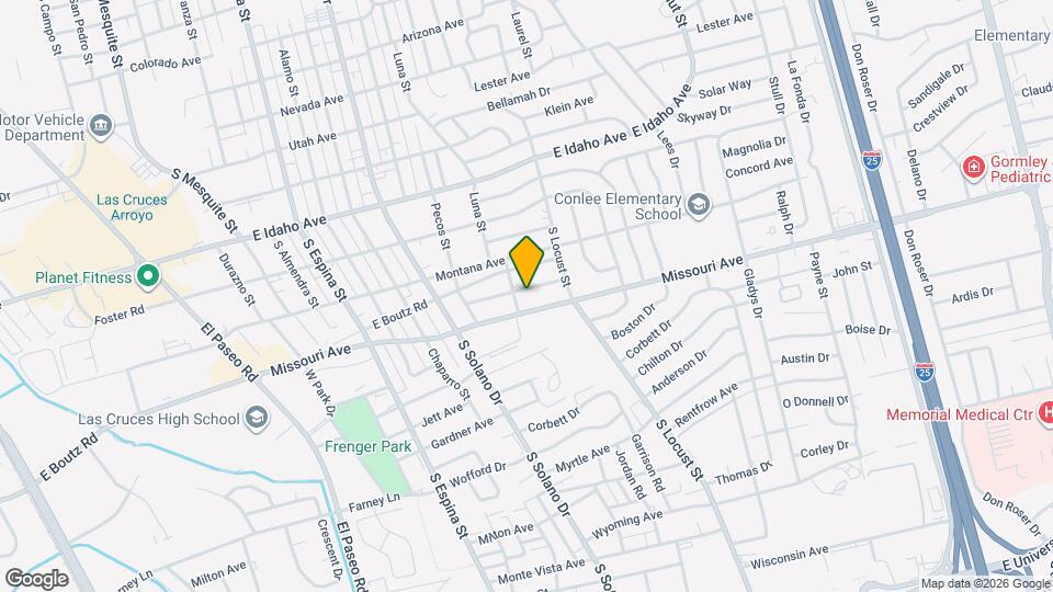 1508 Andrews Dr Map and Location Details