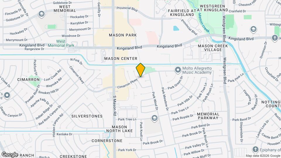 21627 Cimarron Pkwy Map and Location Details