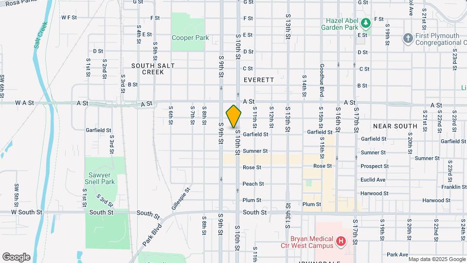 936 Garfield St Map and Location Details