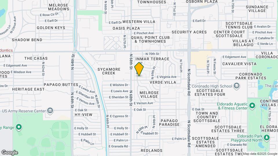 2601 N 68th Pl Map and Location Details