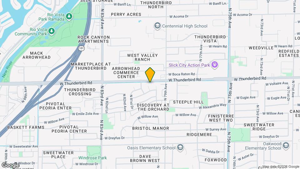 13717 N 80th Ave Map and Location Details