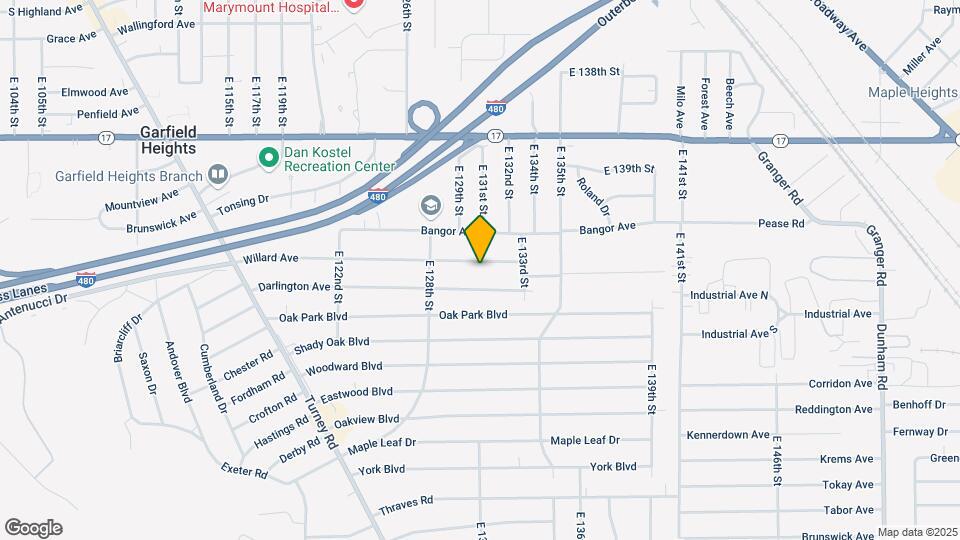 13012 Willard Ave Map and Location Details