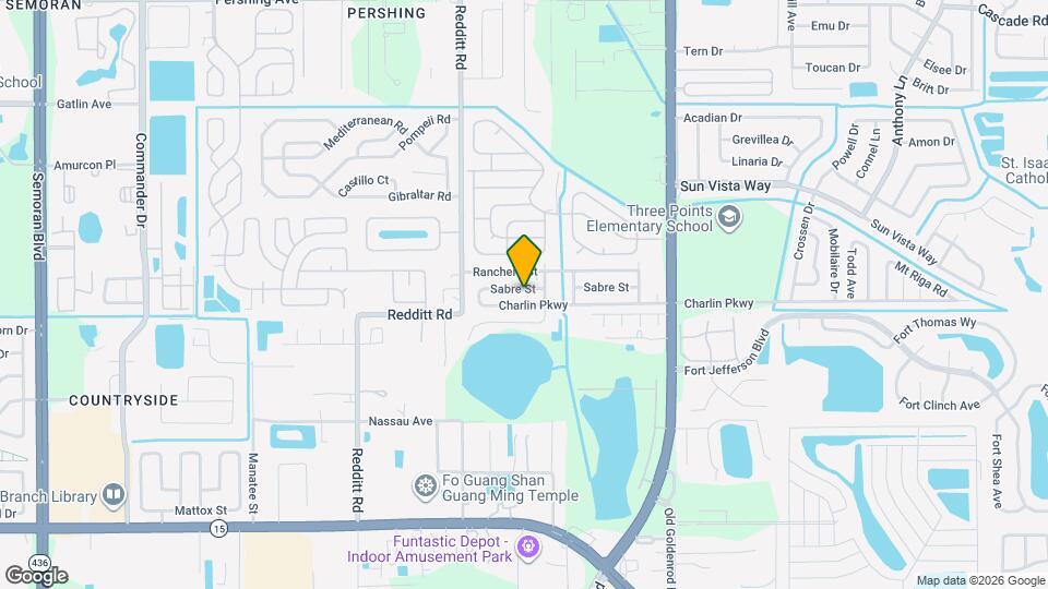 7500 Sabre St Map and Location Details