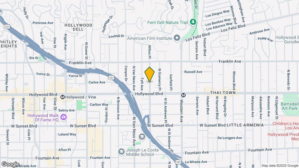 1735 Wilton Pl Map and Location Details