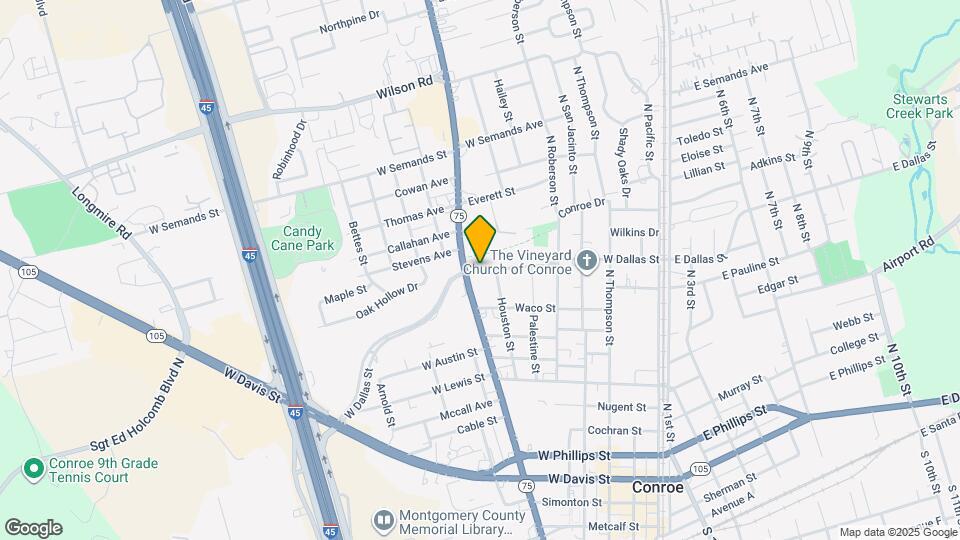 714 W Dallas St Map and Location Details